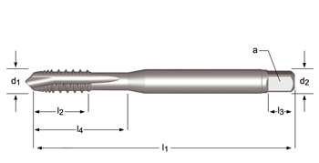 E216 - M  Tarauds machine Coupe gun