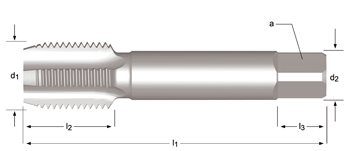 E243 - PG  Tarauds machine Goujures droite