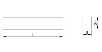 K522 - Barreaux rectifiés Rectangle h13