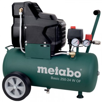 COMPRESSEUR METABO SANS HUILE Mod. BASIC 250-24 W OF