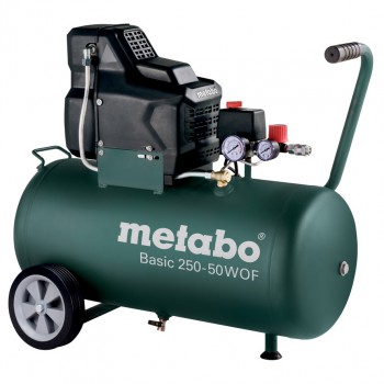 COMPRESSEUR METABO SANS HUILE  Mod. BASIC 250-50 W OF