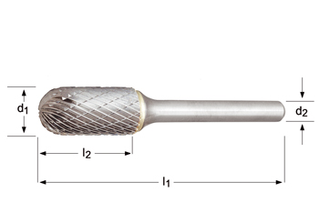 P805 - Lime rotative - Cylindrique à bout rond